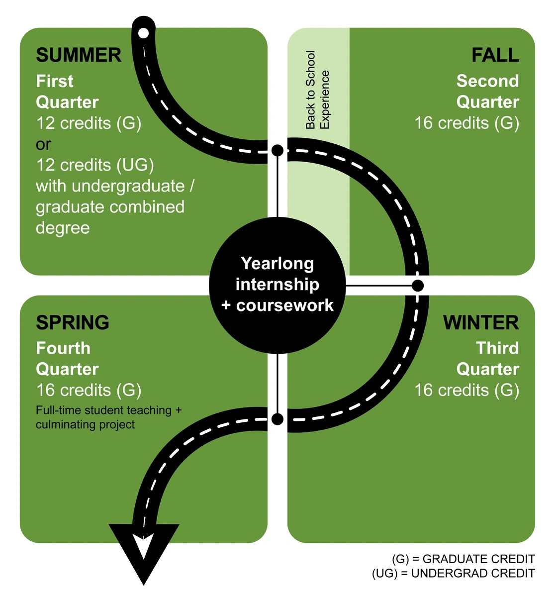 Graphic of MiT program timeline 